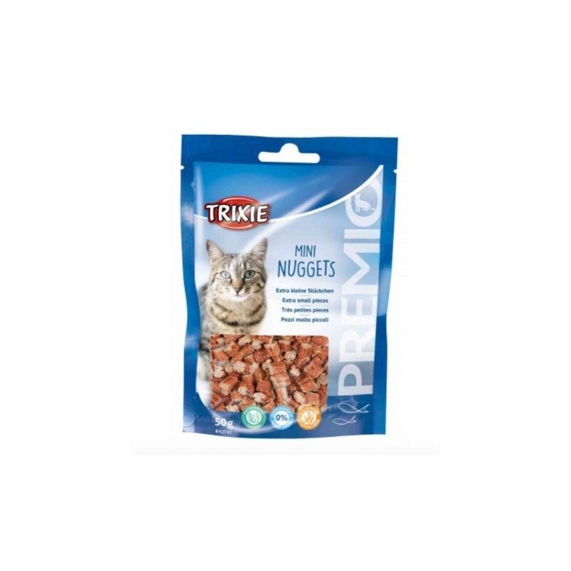 Friandise chat - PREMIO Trainer Snack Mini Fish Nuggets 50g