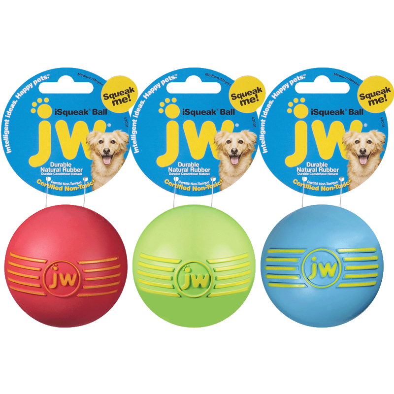 Balle couinante JW iSqueak M - 7 cm