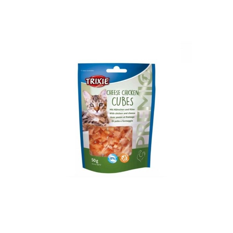 Friandise chat - PREMIO Cheese Chicken Cubes 50g