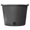 Seau d'alimentation pour veaux rond + trou