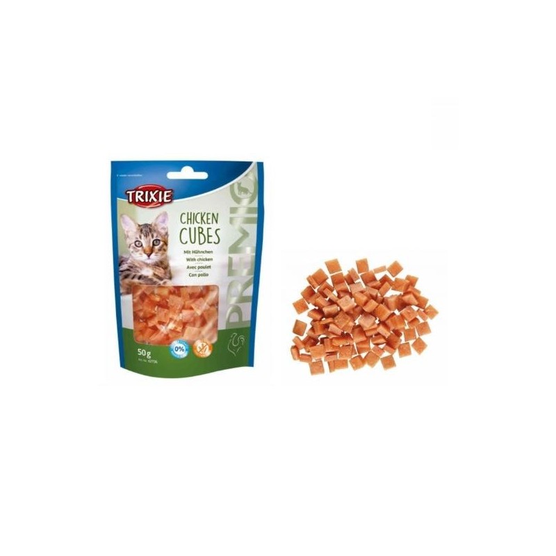 Friandise chat - PREMIO Chicken Cubes 50g