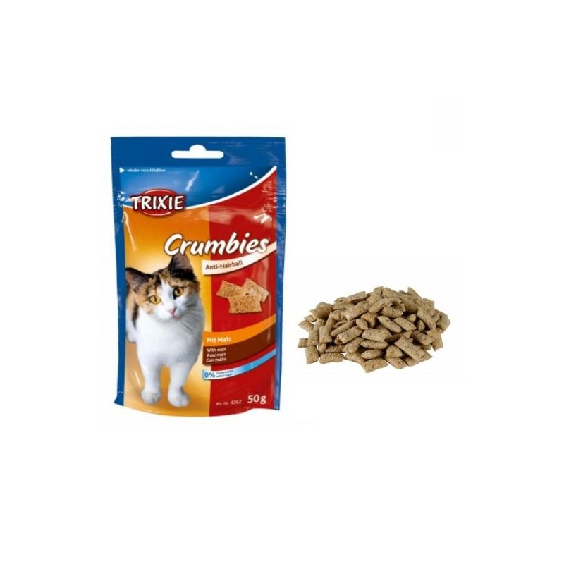 Crumbies avec malts - friandises pour chat 50g