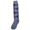 Chaussette d'équitation RE gris/noir/lilas 43-46