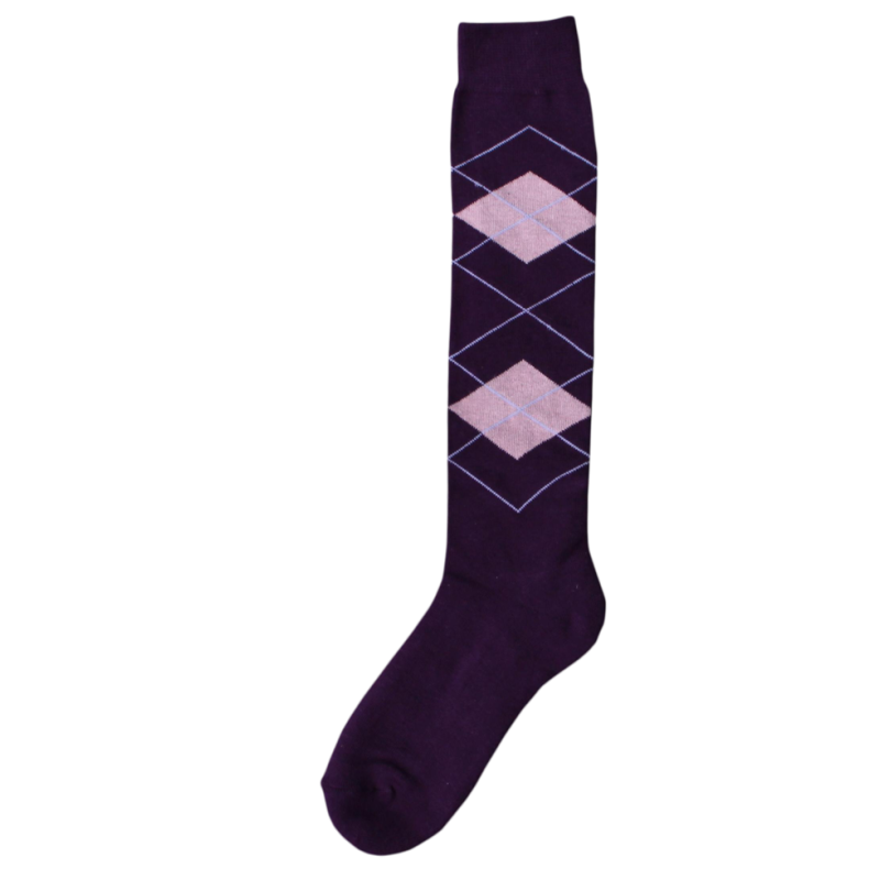 Chaussette d'équitation RE lilas/rose 43-46