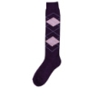 Chaussette d'équitation RE lilas/rose 43-46
