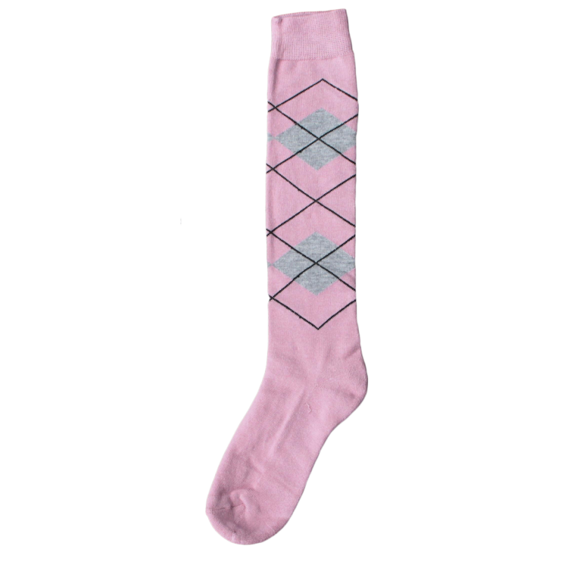 Chaussette d'équitation RE l.rose/l.gris 43-46