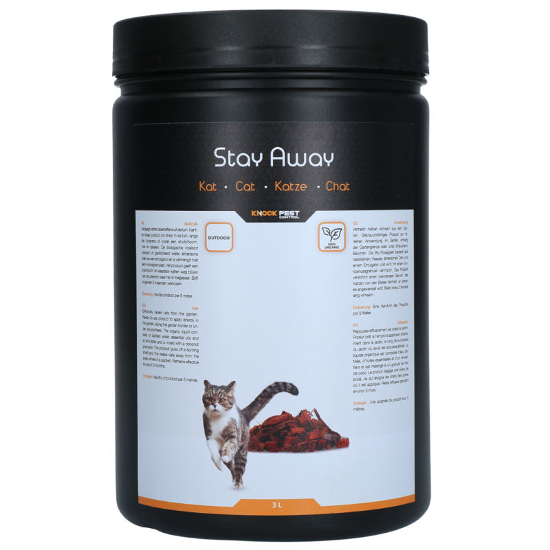Knock Pest Stay Away Jardin pour chats 3000 ml