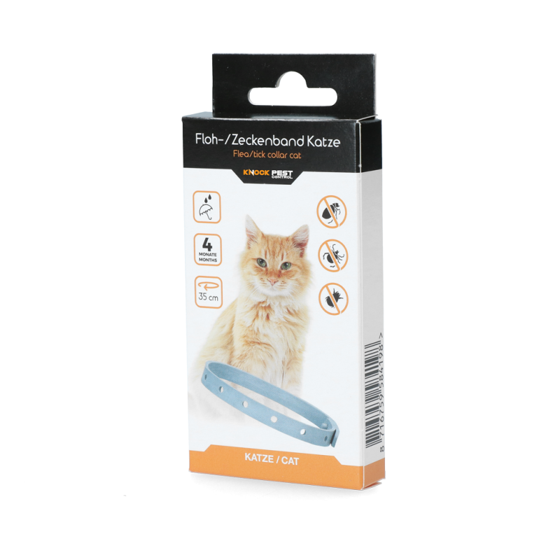 Collier anti-puces/tiques Knock Pest pour chat 33 cm DE/UK