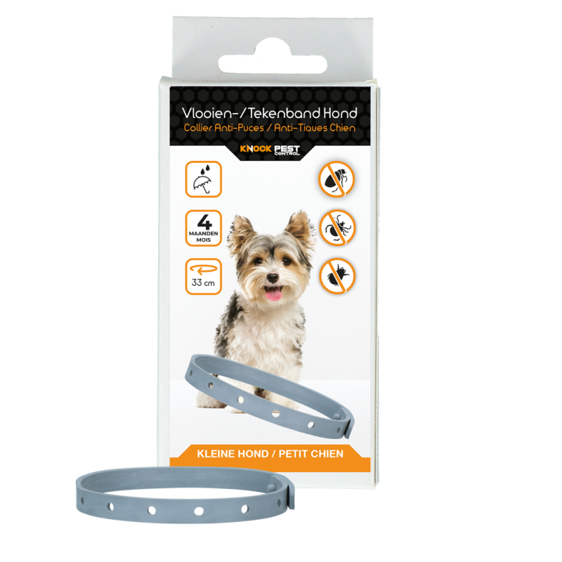 Collier anti-puces/tiques Knock Pest pour chien 33 cm NL/FR
