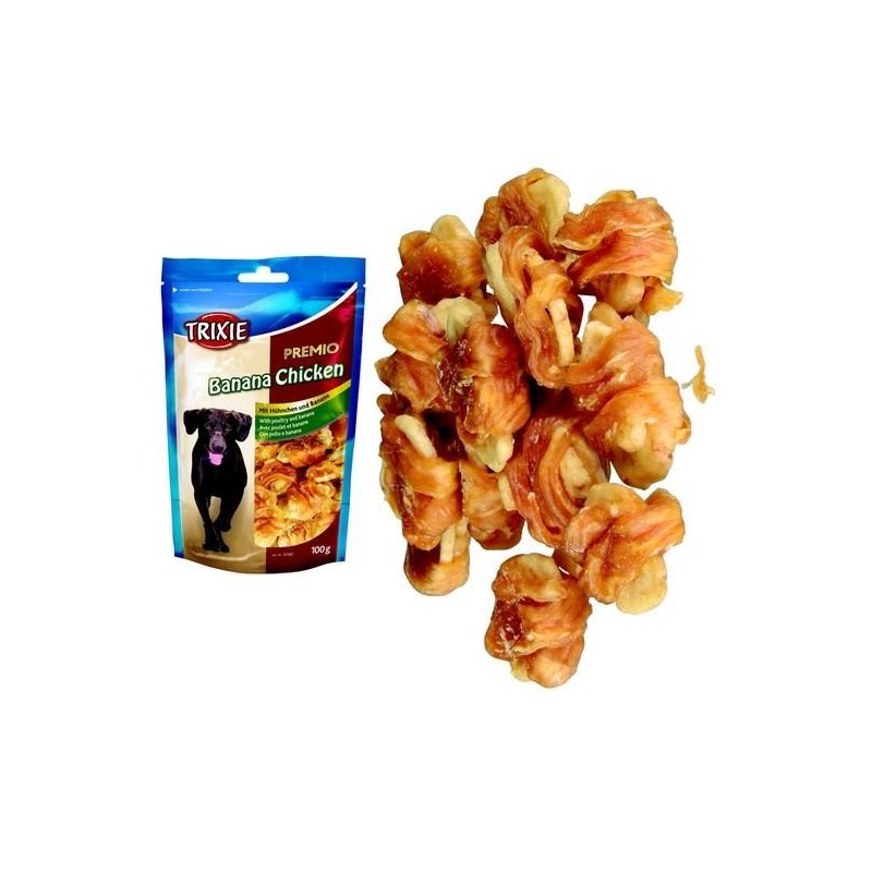 Friandise Premio pour chien - Poulet / banane  100g