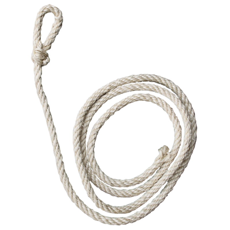 Corde à vache en sisal blanc standard 240 cm