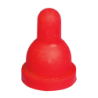 Tétine de rechange rouge pour alimentation des agneaux