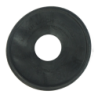 Diaphragme en caoutchouc noir petit sauveur d'agneau 25 mm