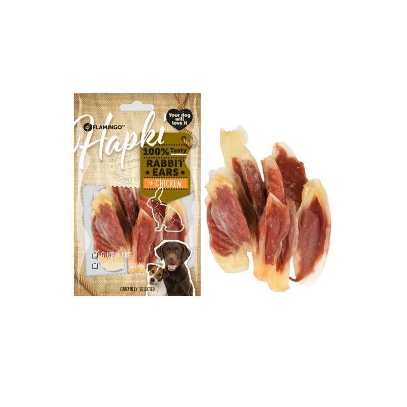 Oreilles de lapin et poulet  85g