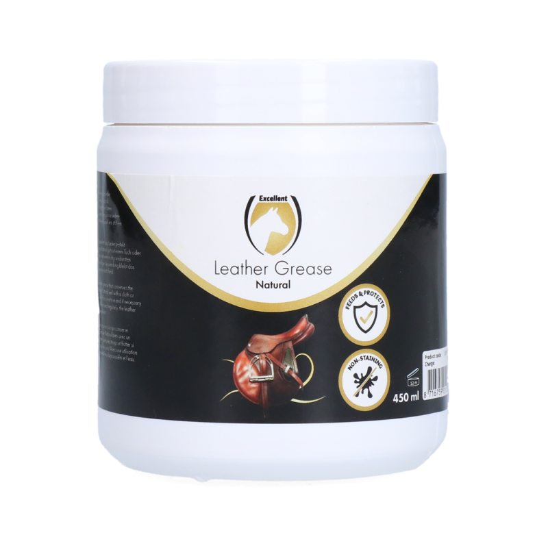 Excellente graisse pour cuir 450 ml Naturel