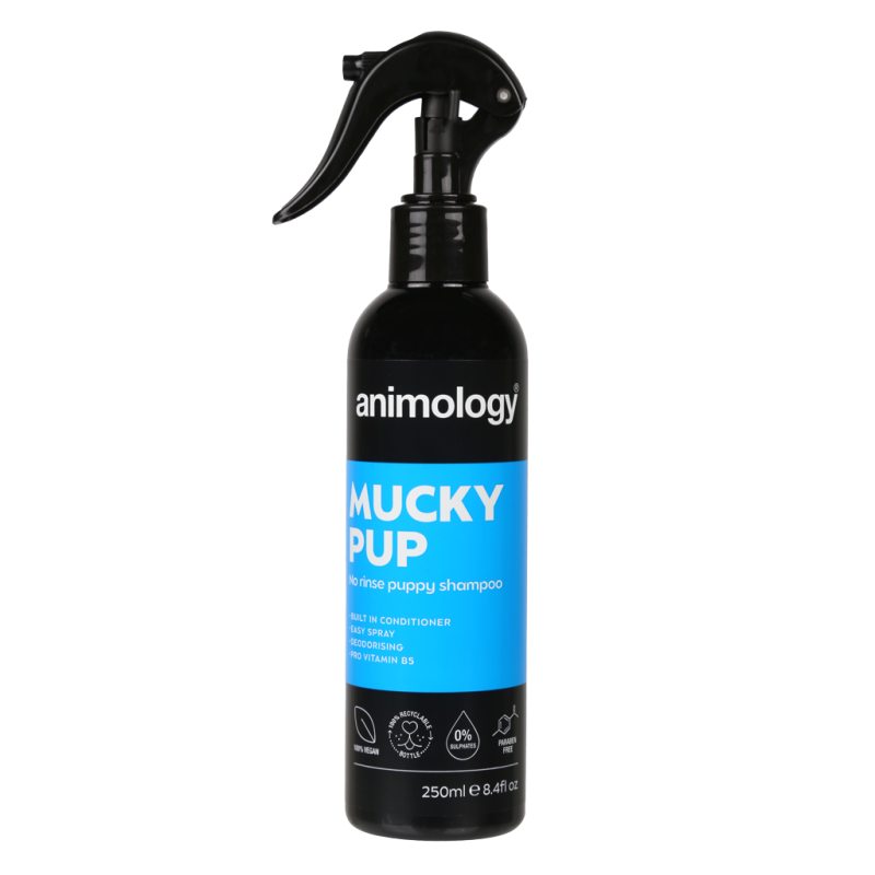 Shampoing sans rinçage pour chiots Animology Mucky Pup 250 ml