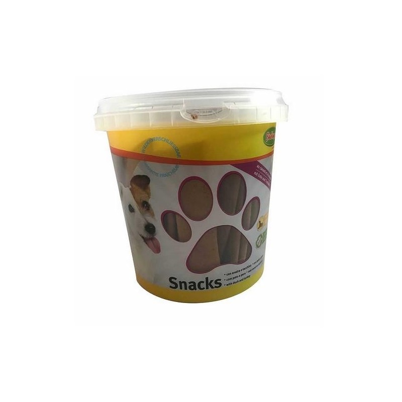 Snacks barres canard et dinde - Friandises pour chiens 800g