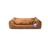 Panier pour chien Let's Sleep Sweet Dreams avec coussin L Cognac