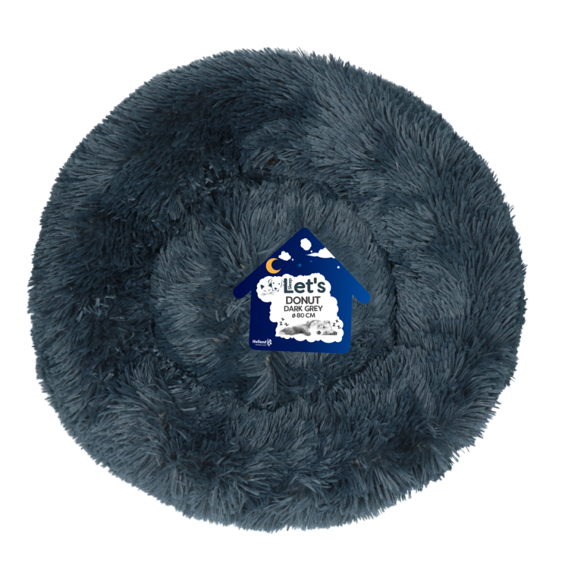 Donut Let's Sleep Gris foncé XL