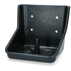 Support pour bloc à lécher en plastique Robu 10 kg likblock Noir