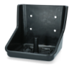 Support pour bloc à lécher en plastique Robu 10 kg likblock Noir