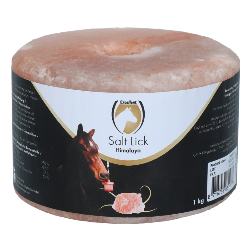Excellent sel à lécher pour chevaux Himalaya 1 kg