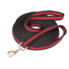 Fouet à fente soft lux noir avec muscuton 8 m Rouge