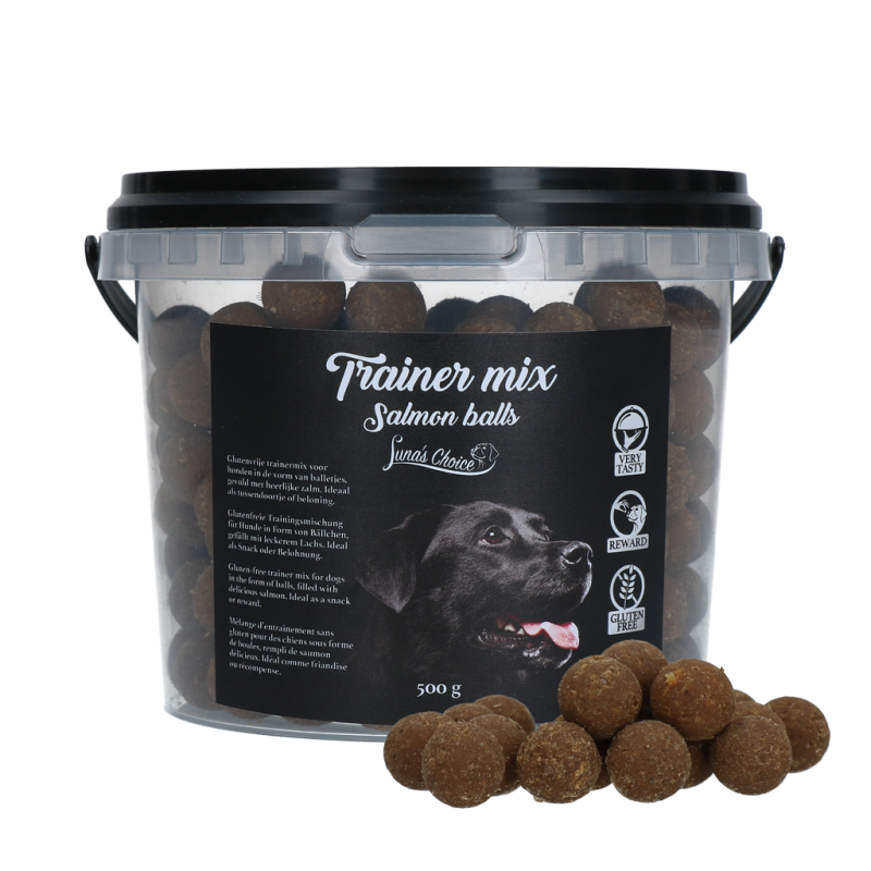 Boulettes de saumon Luna's Choice Trainer Mix (sans gluten)
