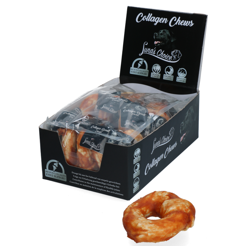 Donut au poulet et aux bonbons au collagène Luna's Choice