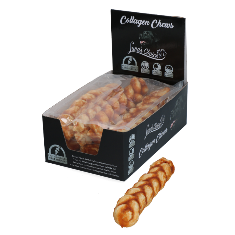 Luna's Choice Collagen Chews Tresse de poulet L