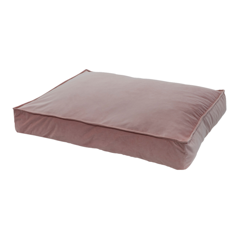 Coussin de salon Madison Velours Rose L