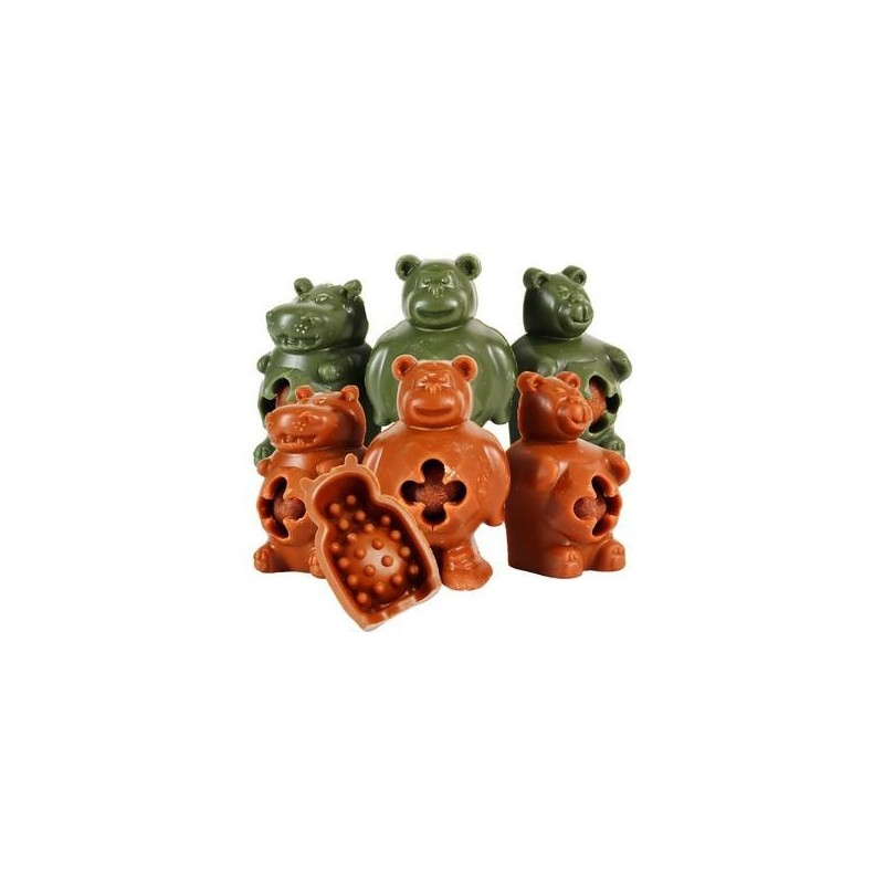 Animaux fourrés aux épinards et à la carotte - Bubimex