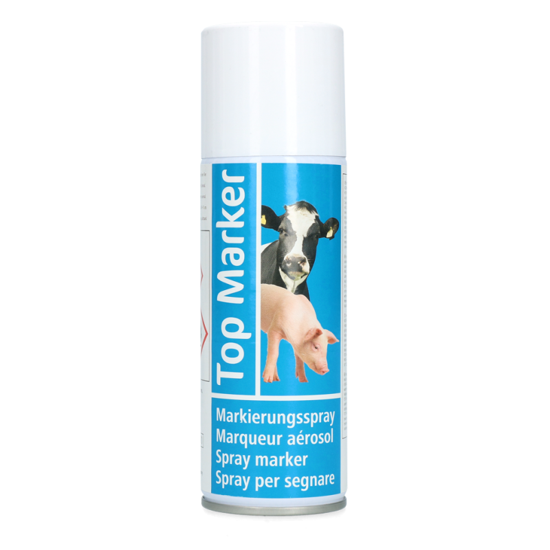 Spray de marquage pour bovins vert bleu