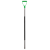 Fourche à fumier manche aluminium 115 cm avec poignée en caoutchouc Manche vert citron