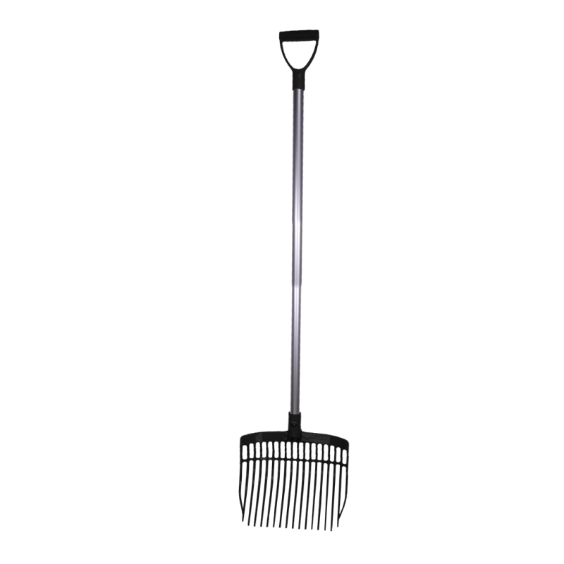 Fourchette à copeaux complète (avec manche 115 cm) noire