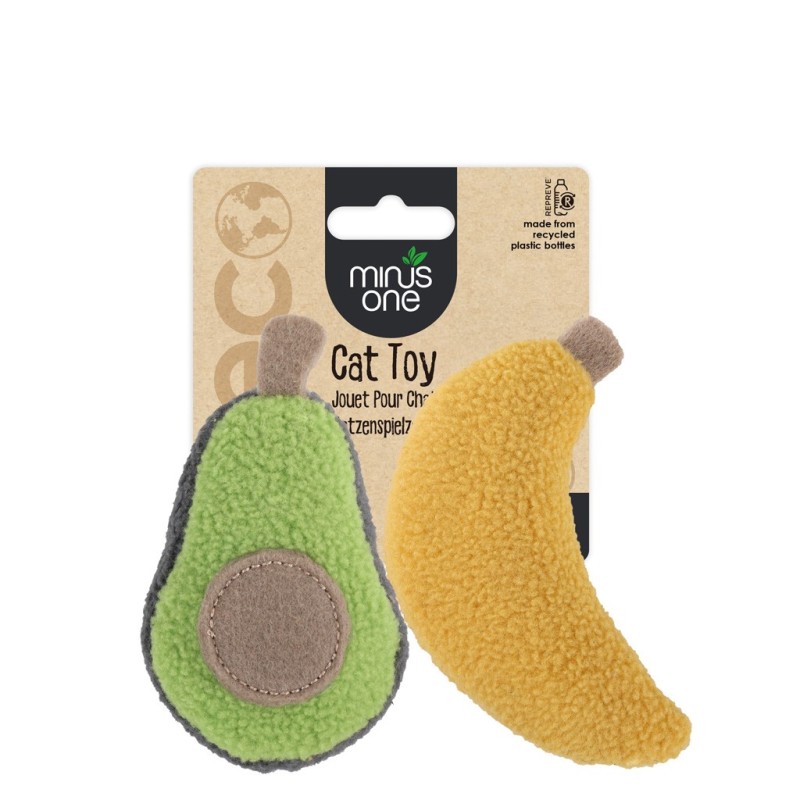 Jouets pour chat Minus One Fruit Avocat et Banane