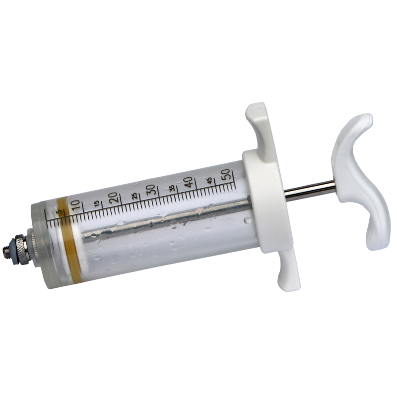 Seringue en nylon 5 ml filetée 50 ml