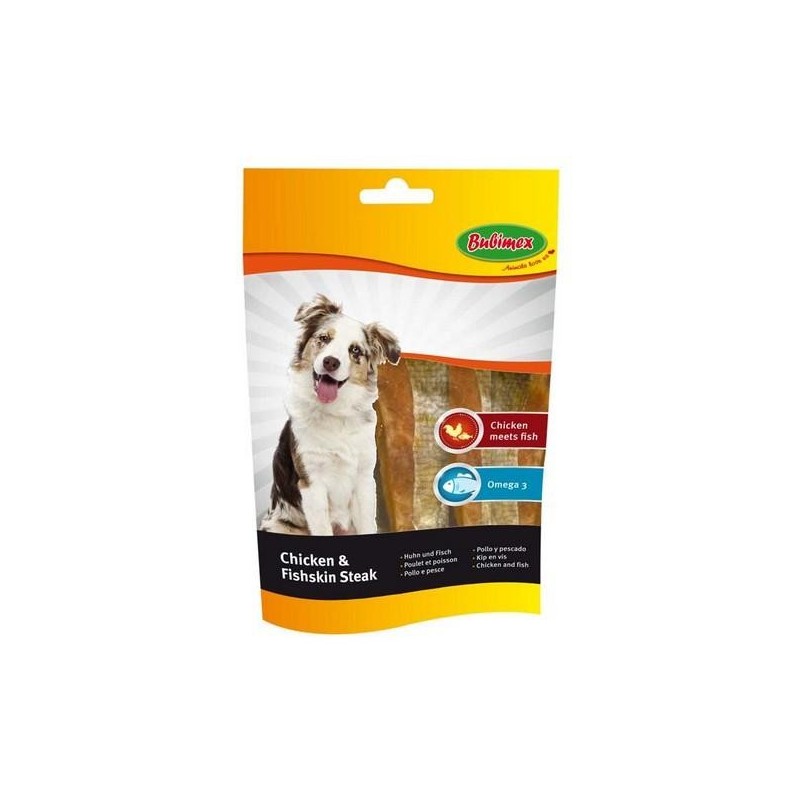 Filets de poulet et poisson - Friandises pour chiens 100g