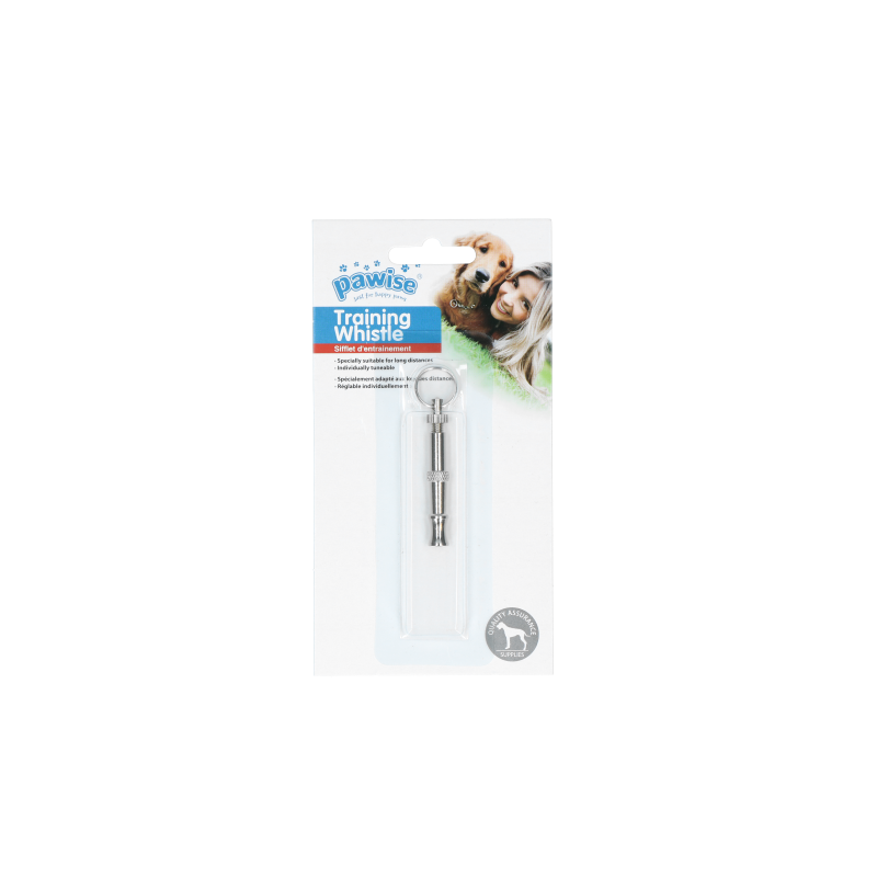 Sifflet de dressage pour chien Pawise Argent