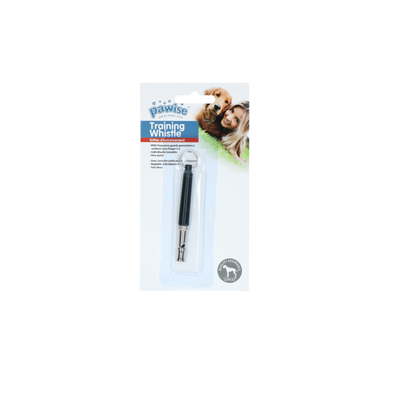 Sifflet de dressage pour chien Pawise noir