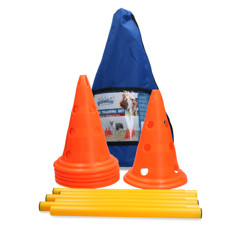 Ensemble d'entraînement d'agilité pour chien Pawise