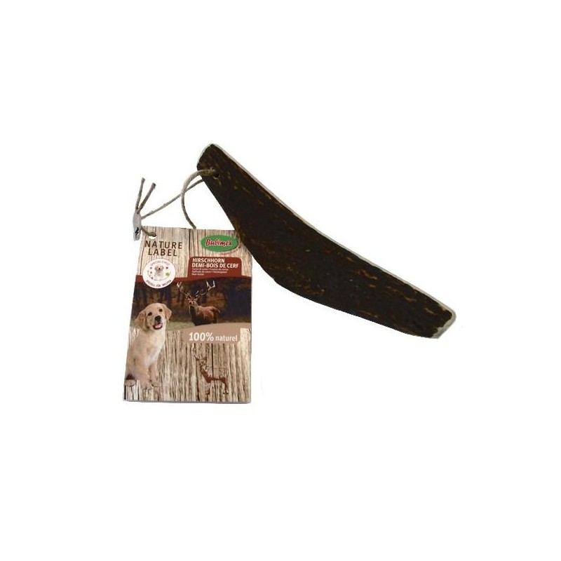 Bois de cerf coupé en 2  70-120g