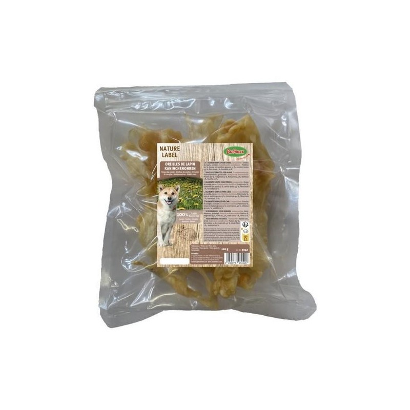 Oreilles de lapin sans poils - Bubimex 100g