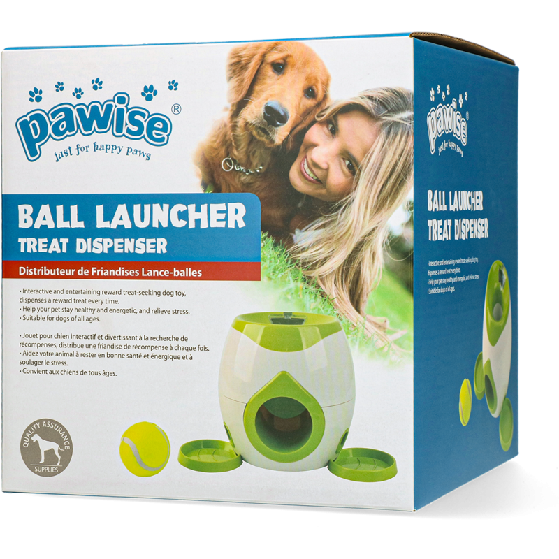 Distributeur de friandises lanceur de balles Pawise
