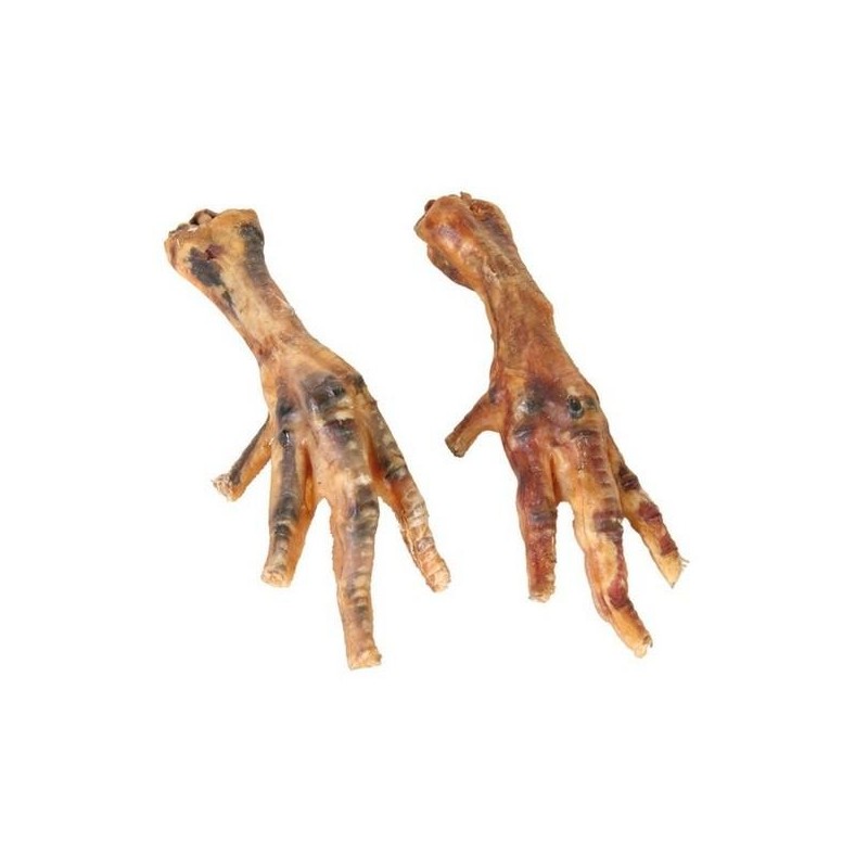 Pattes de poulet séchées - Friandise naturelle pour chien 250g