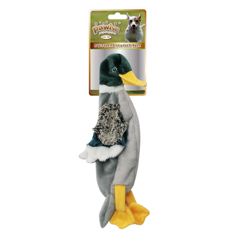 Pawise Stuffless Feather Pals Canard L