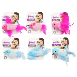 Jouet oiseau Pawise 100 % herbe à chat