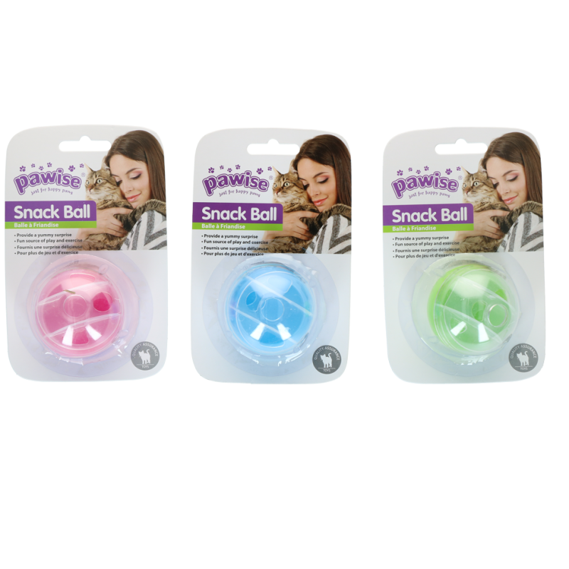 Boule à friandises pour chat Pawise 5 cm