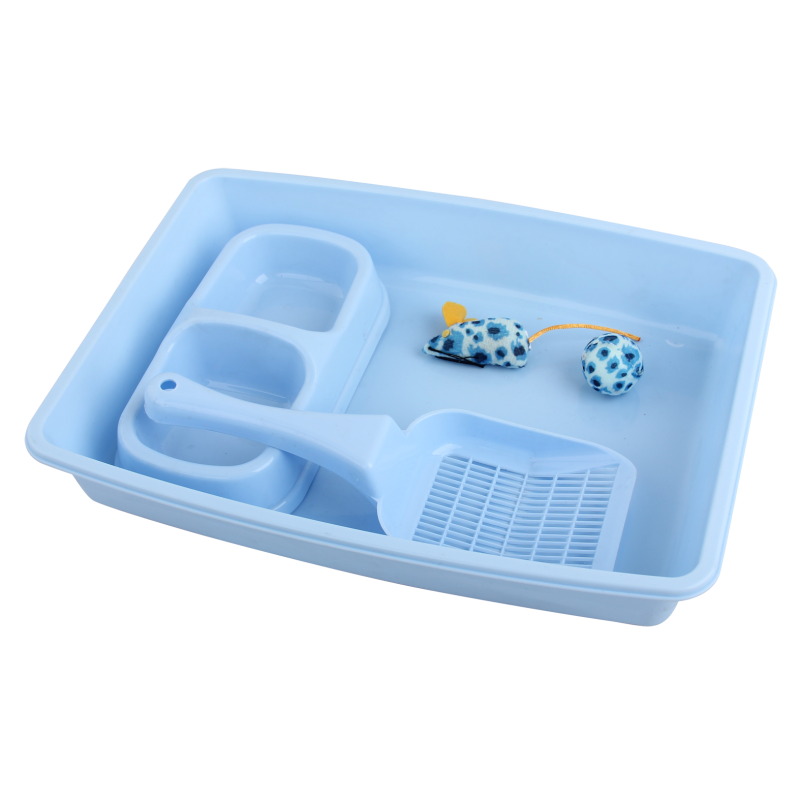 Kit de démarrage pour chaton Pawise bleu