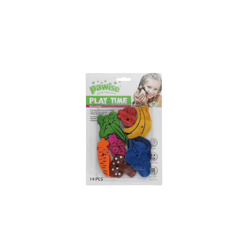 Mélange de fruits et légumes pour petits animaux Pawise Play Time